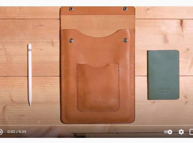Выкройка кожаный чехол для Apple IPad с кармашкам под карты