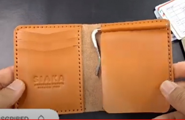 Выкройка кожаный кошелек с зажимом от LeatherCraft with KAKA