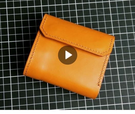 Выкрока кожаный кошелёк Бифолд на клапане (Bifold Wallet)