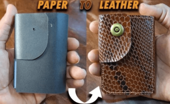 Выкройка кожаный кардхолдер+ключница от LeatherCraft with KAKA