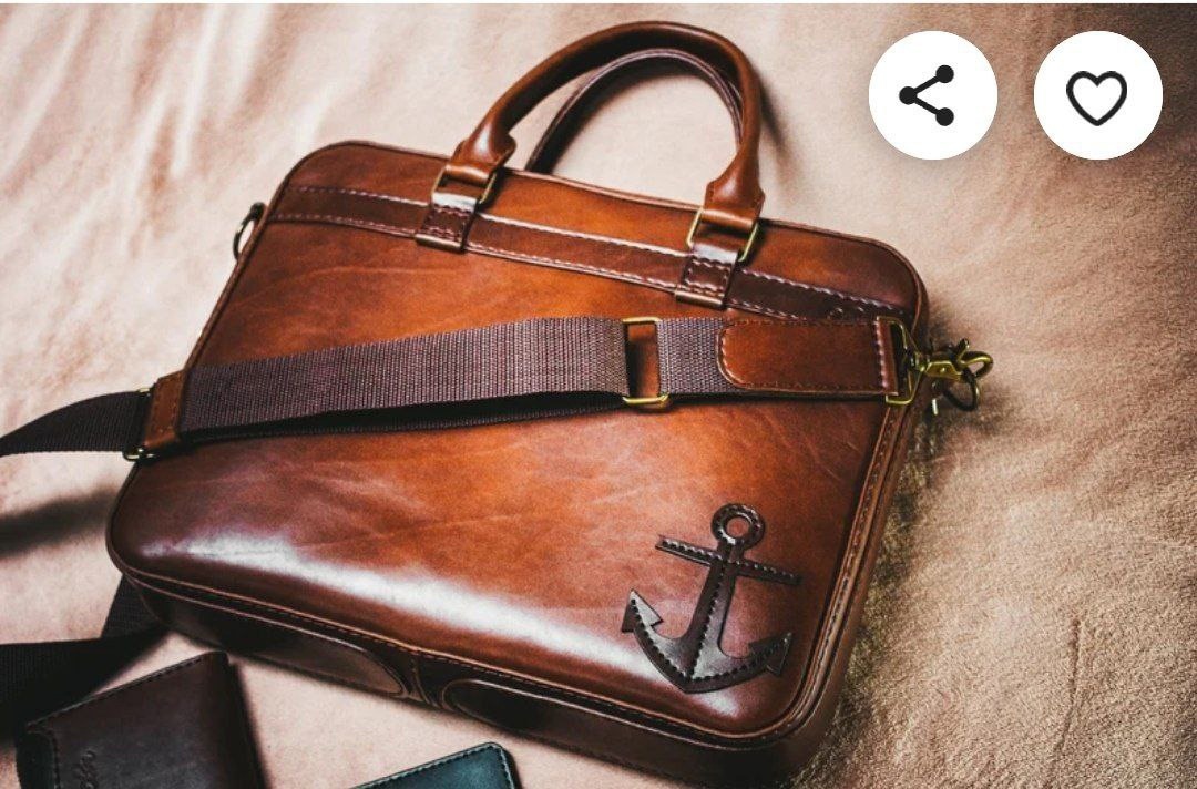 Выкройка кожаный портфель Compact Briefcase
