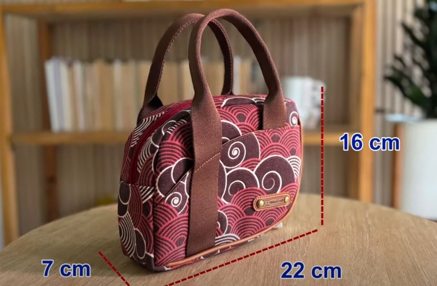 Выкройка небольшая тканевая сумочка  Parra от Miko Craft