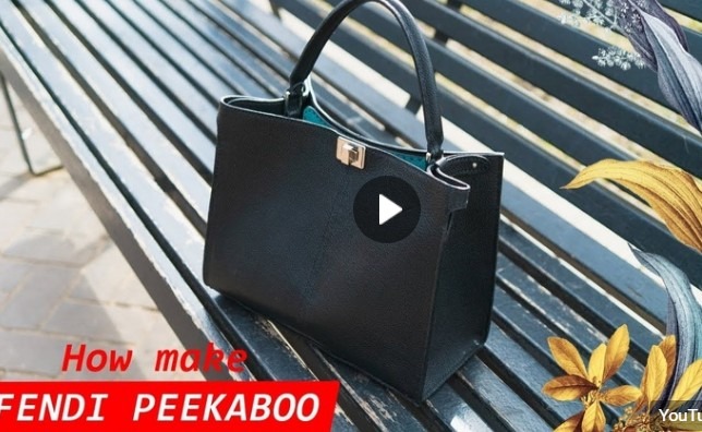 Выкройка женская кожаная сумка