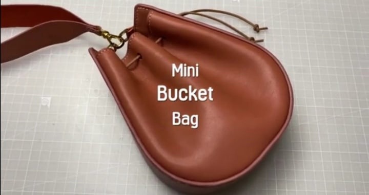Выкройка женской сумочки-ведро (bucket bag pettern)