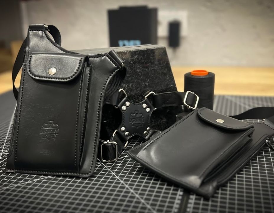 Выкройка кожаной сумки кобуры от VOLDAY leather