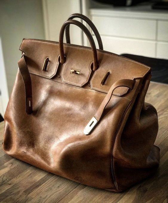 Выкройка кожаной сумки HERMES Birkin