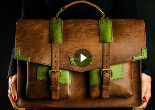Выкройка кожаный портфель